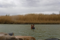 swimming in rio grande, mexico side