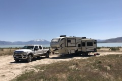 Boondocking Utah Lake